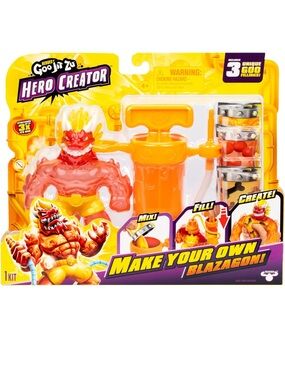 Goo Jit Zu Hero Creator Blazagon | Mix & Create Your Own Stretchy Action Figure